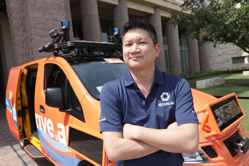 Conway Chen of Drive.ai said the company looked to Texas because of its regulatory...
