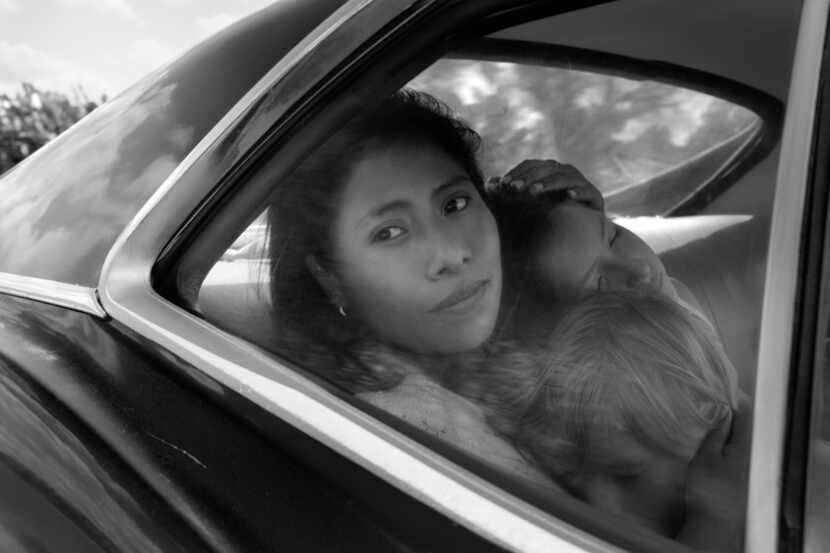 Yalitza Aparicio in a scene from the film "Roma," by filmmaker Alfonso Cuaron. 