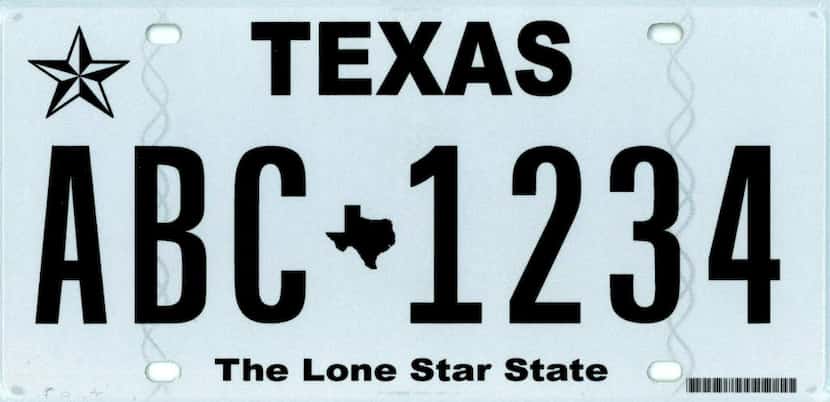 Abbott says he's not fond of the "Texas Classic" license plate, introduced in 2012.