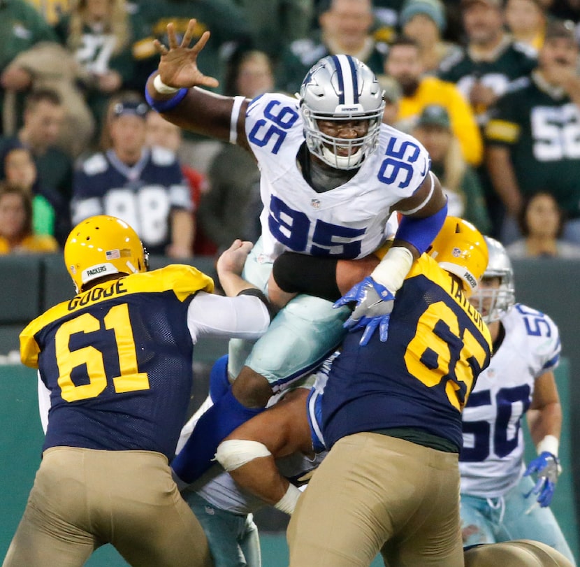 Dallas Cowboys defensive tackle David Irving (95) is pictured during the Dallas Cowboys vs....