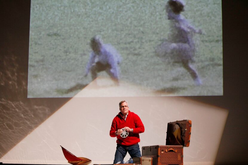 Tenor William Burden (Prologue/Peter Quint) during a dress rehearsal of "The Turn of the...