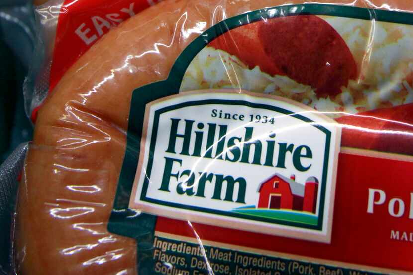FILE - This Monday, Feb. 7, 2011, file photo shows Hillshire Farm products at Quality Market...