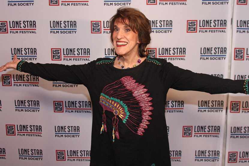 Actress Ruth Buzzi struck a pose during the 2013 Lone Star Film Festival Ball red carpet at...