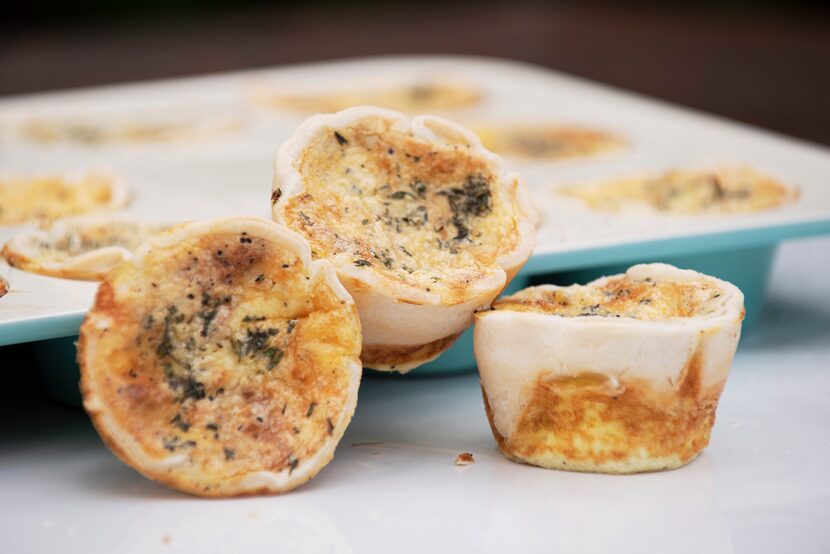 Quiche cupcakes