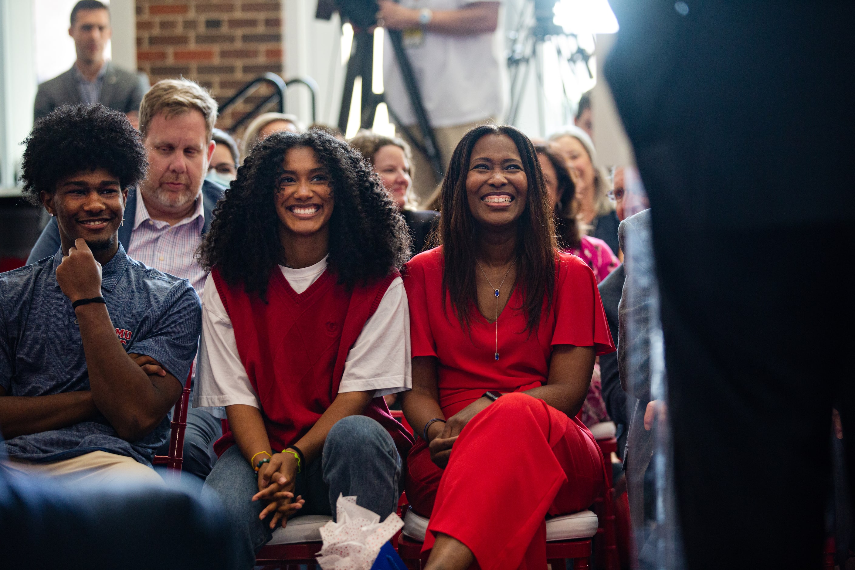 Emory, Kai and Dayo Lanier, family of SMU’s new Head Men’s Basketball Coach Rob Lanier,...