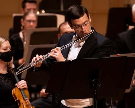Dallas Symphony Orchestra principal flutist David Buck performs Joan Tower's Flute Concerto...