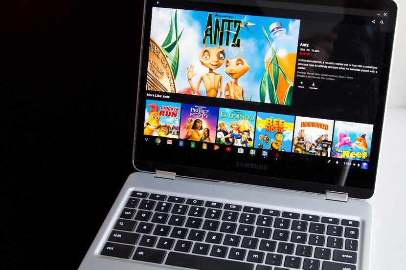 In this Feb. 8, 2017, photo, a Google Chromebook displays Netflix in New York. (AP...
