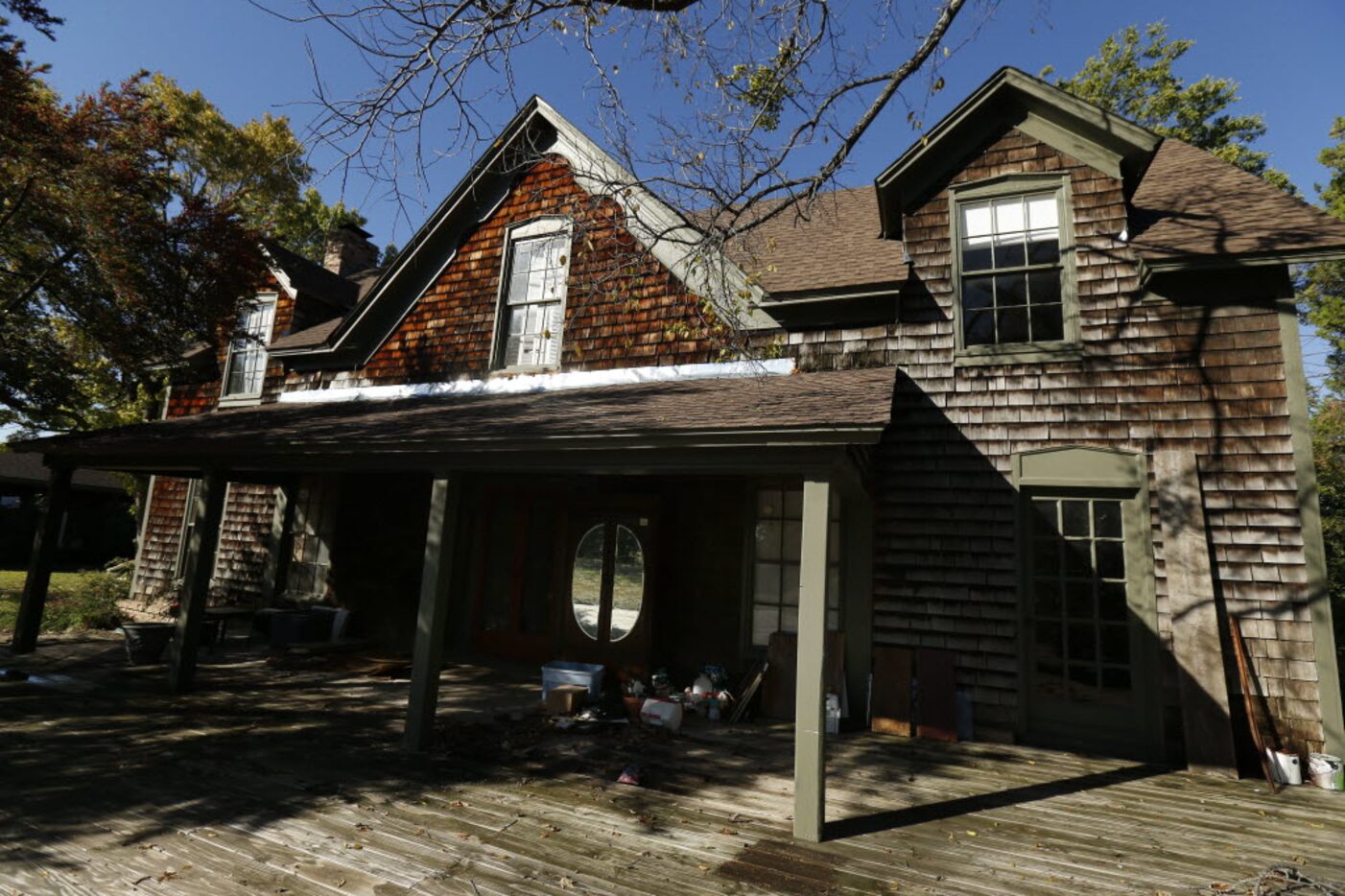 The front exterior of Collinwood House is shown on Nov. 6, 2014.