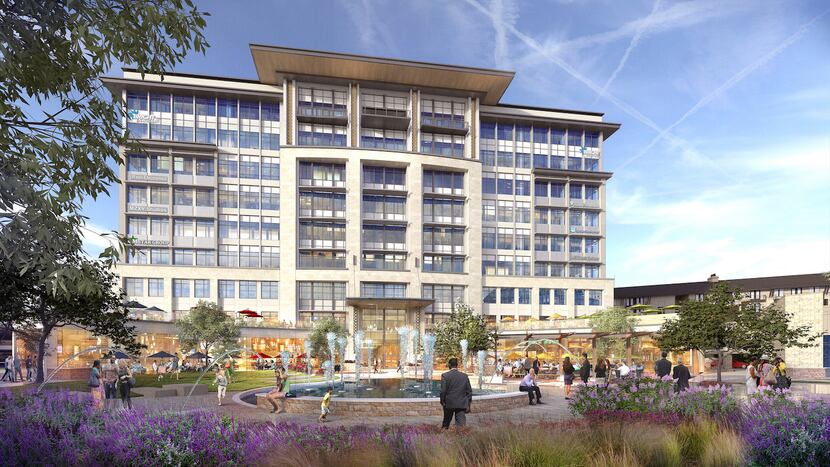 The first phase of the development will include a nine-story office and retail building.