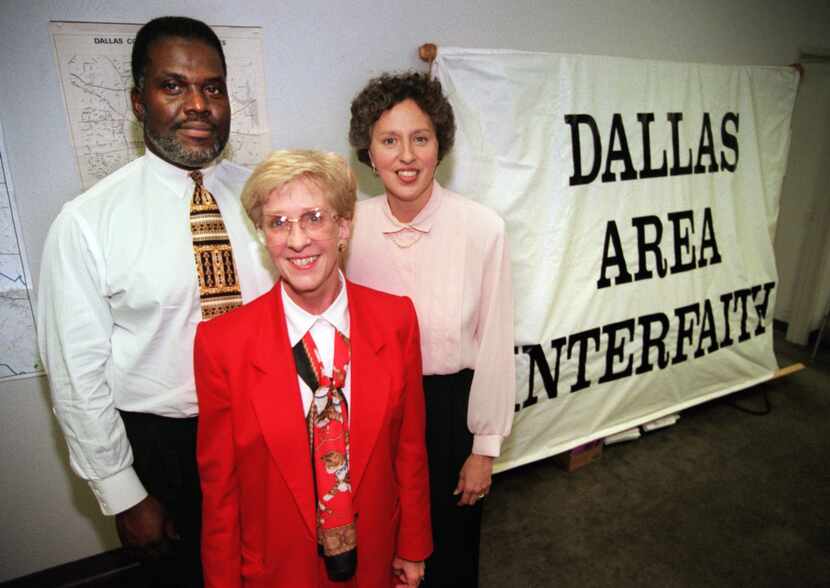 Gerald Britt was an early leader in Dallas Area Interfaith, along with fellow executive...