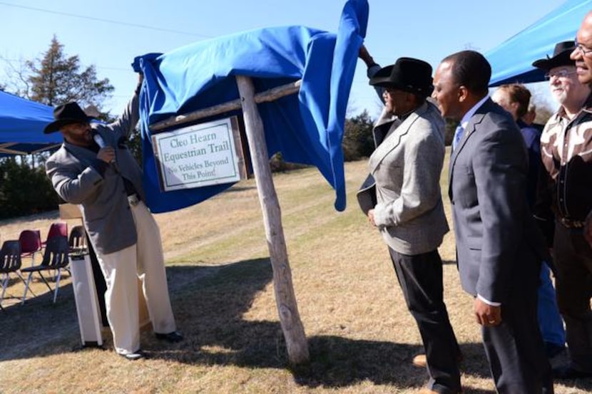 

Sean Johnson, director of parks and recreation for the city of Lancaster, and Cleo Hearn...