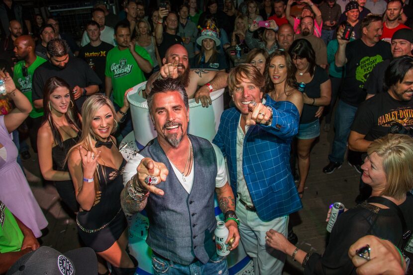 Richard Rawlings celebrated with his fans and friends at the Gas Monkey Bar N' Grill for his...