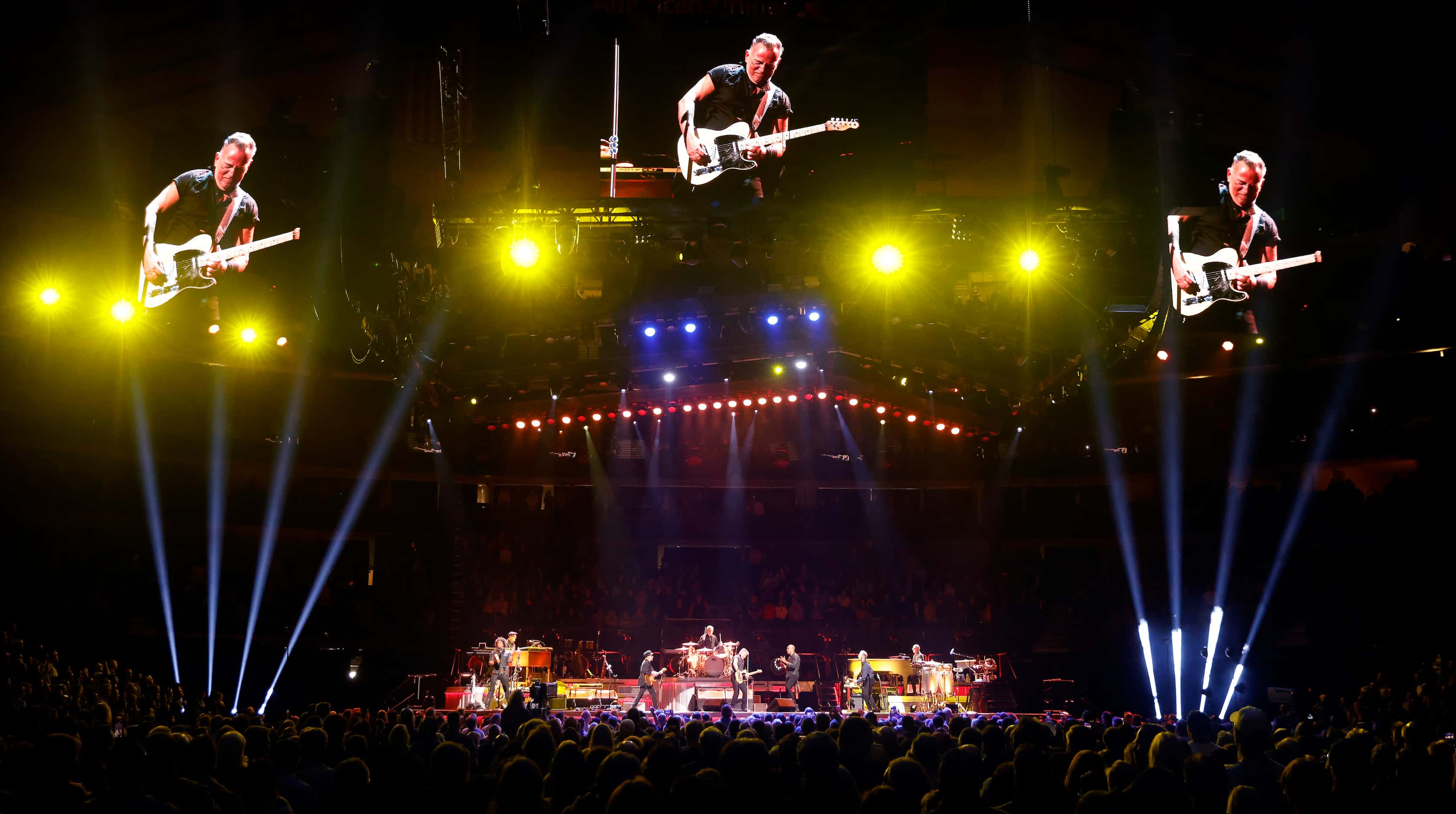 Bruce Springsteen and the E Street Band performed at the American Airlines Center in Dallas,...