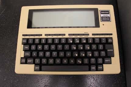 RadioShack introduced the TRS-80 Model 100 portable computer in 1983. The 8-kilobyte version...