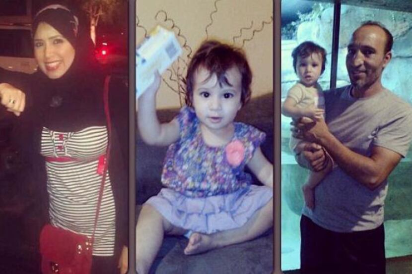 The Intidam family -- Hunane, baby Nour and Nahib -- died in a crash on Interstate 30 early...