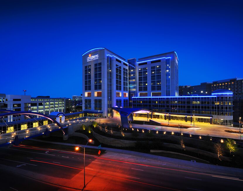 Children's Health's flagship hospital is about 3 miles north of downtown Dallas.