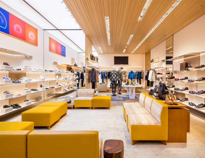 Louis Vuitton store that opens this weekend at NorthPark Center has a men's department....