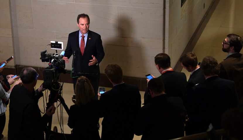 Rep. Adam Schiff, D-Calif., a Democrat on the House Intelligence Committee's Russia...