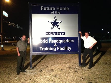 Matthew Kiran (left) and Rex Glendenning spearheaded the drive to bring the Cowboys'...