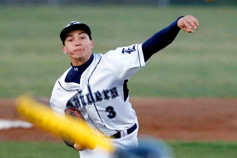 Wylie East's Garrett McCain, pictured here during the 2013 season, no-hit McKinney North on...