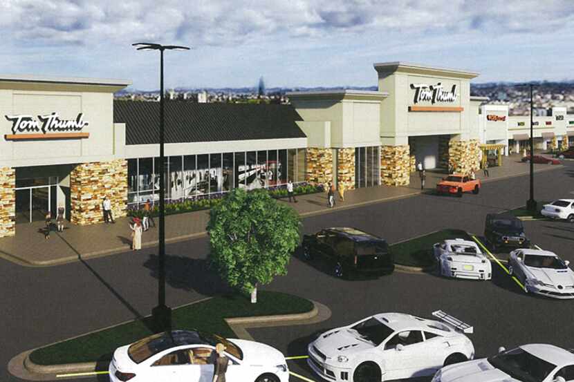 One of Weitzman's renovation projects is the Fielder Plaza shopping center in Arlington.