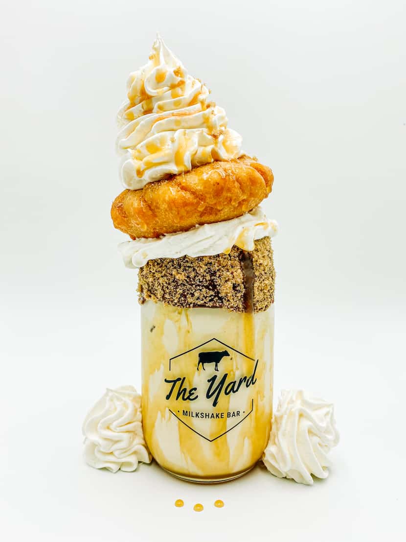 The Bourbon Bandito at The Yard Milkshake Bar is a special-to-Texas milkshake made with...