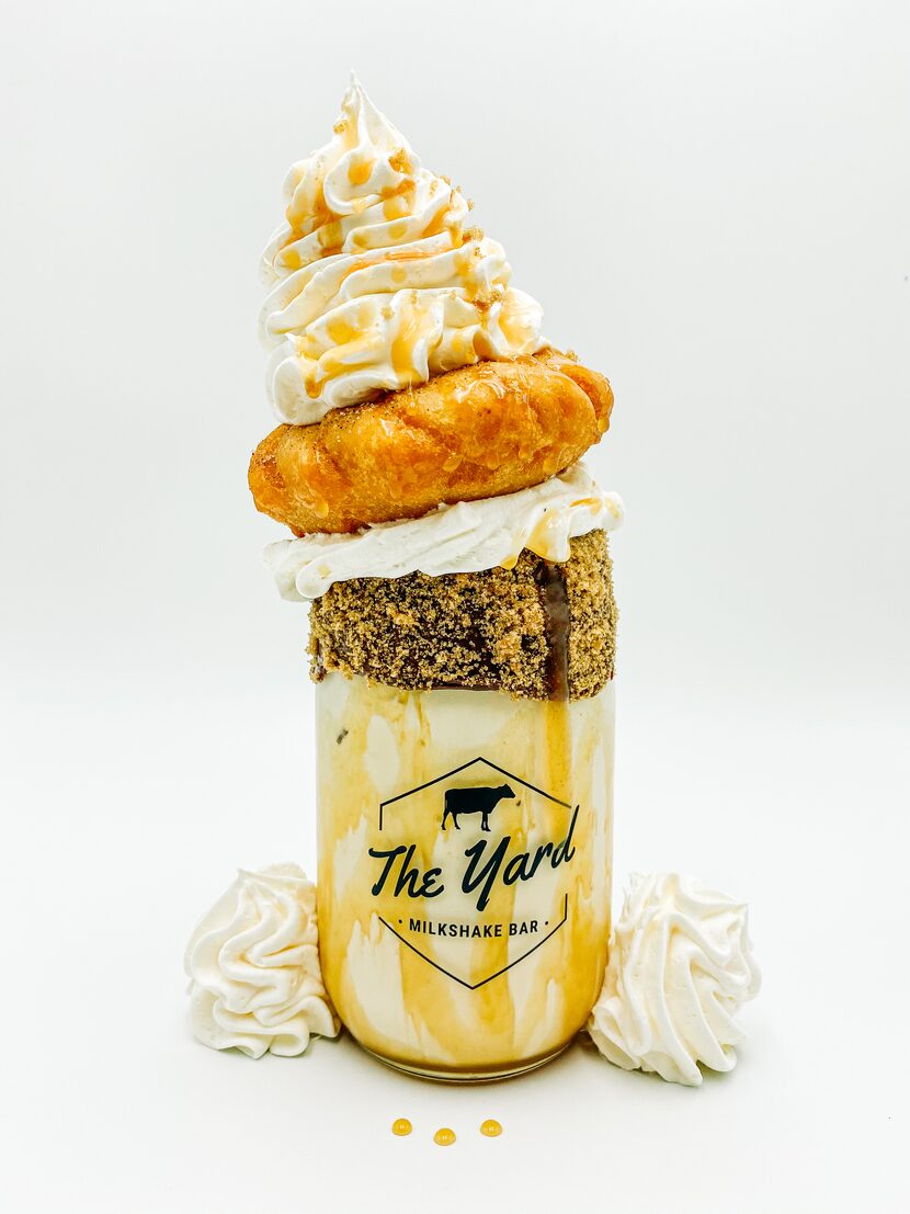 The Bourbon Bandito at The Yard Milkshake Bar is a special-to-Texas milkshake made with...