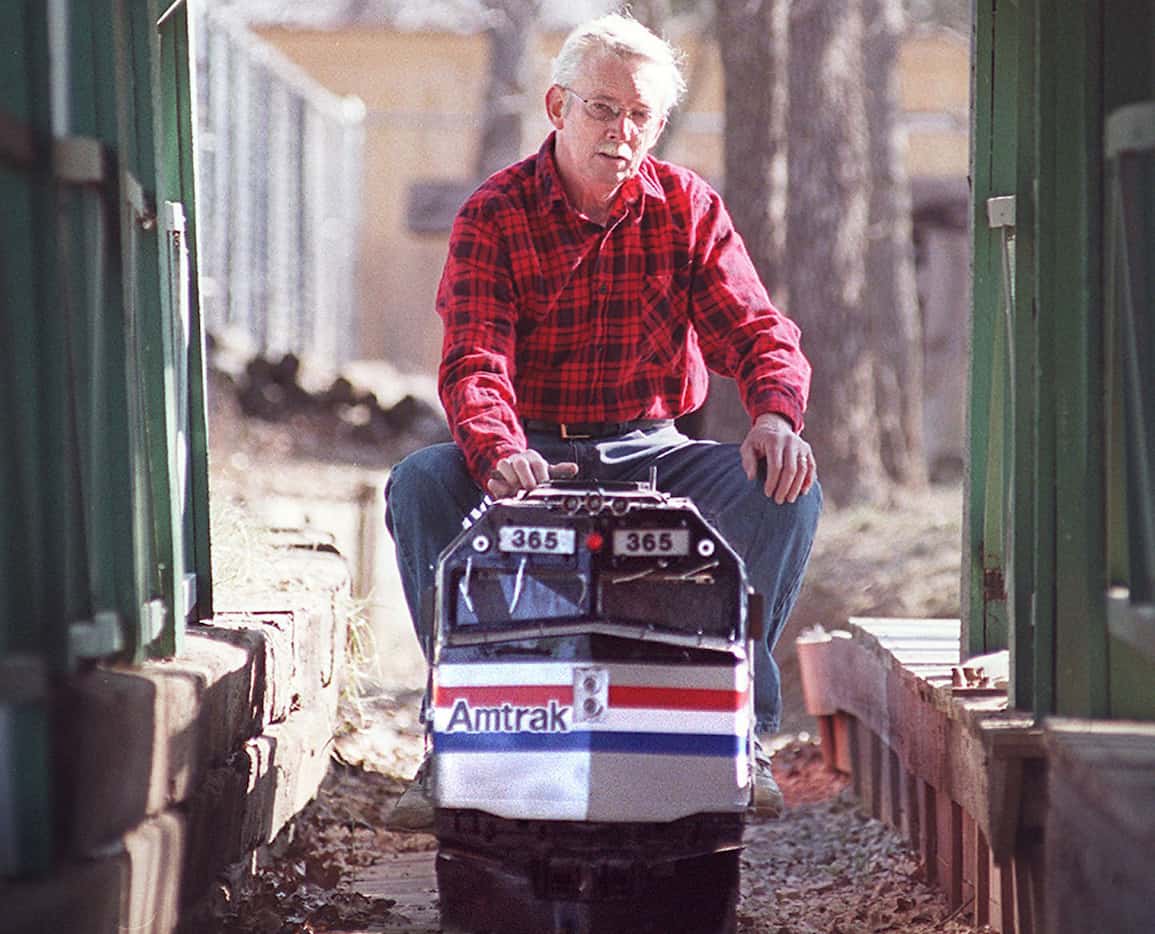 Clinton Don Simpson, who operated a miniature train on his 2-acre property in Keller, was...