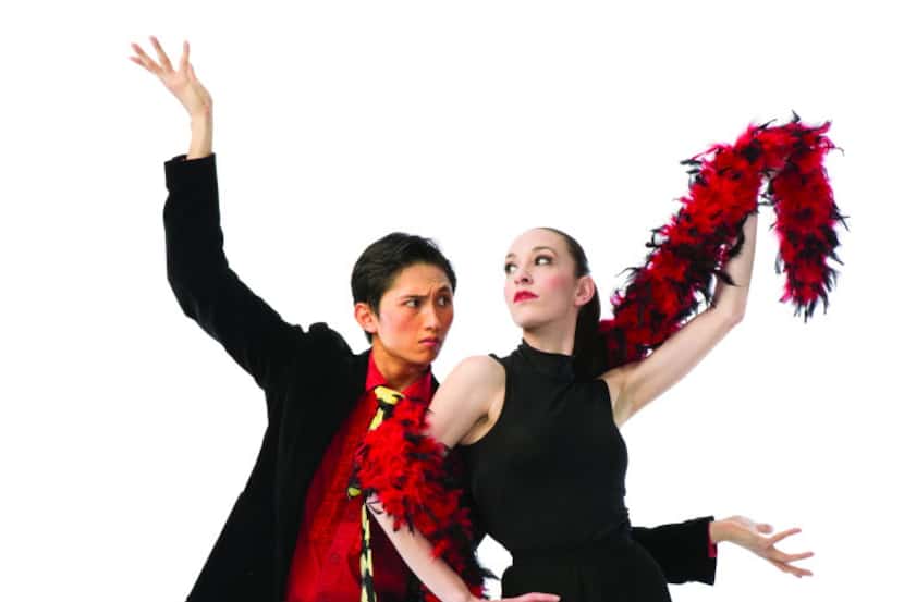Jiyan Dai and Katelyn Clenaghan in the Texas Ballet Theater production of Christopher...