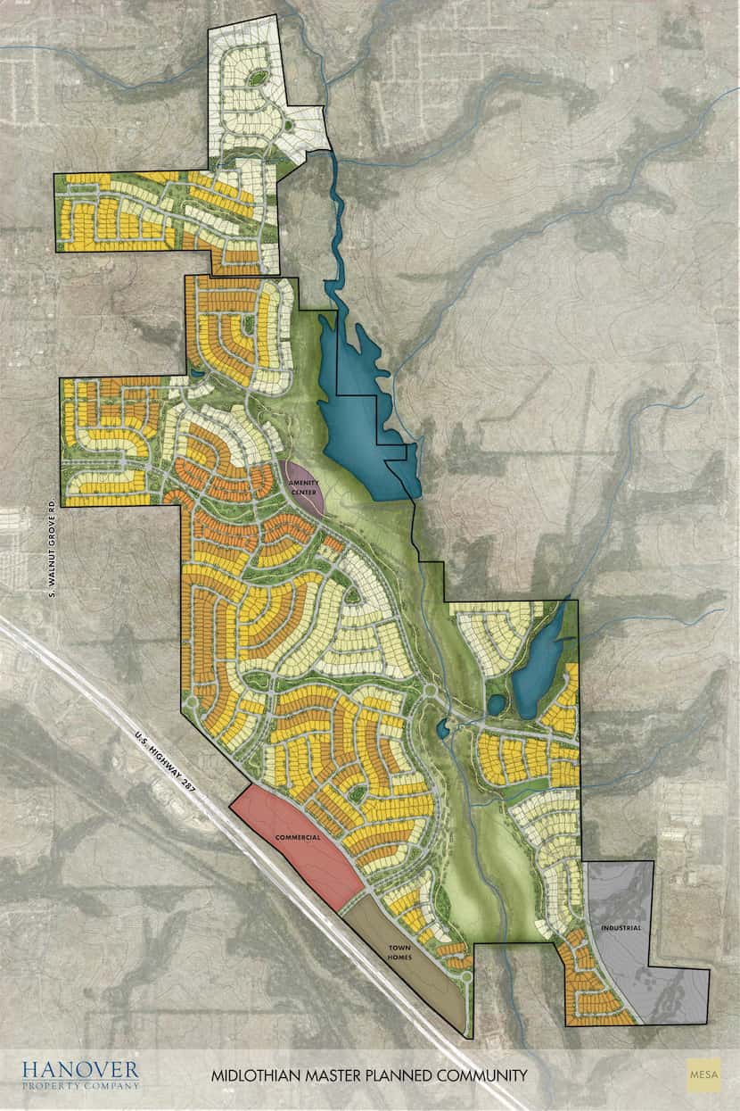 Hanover Property's new development is planned on the north side of U.S. 287.