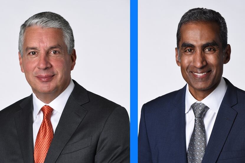 Jacobs CEO Steve Demetriou (left) will turn over chief executive duties to Bob Pragada early...