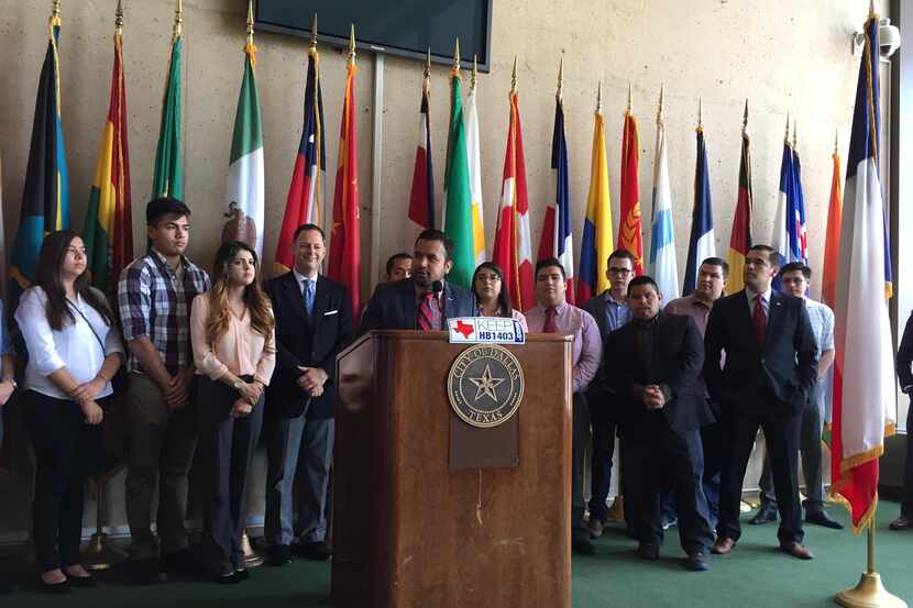  Ramiro Luna of the Latino Center for Leadership Development praises efforts to preserve...