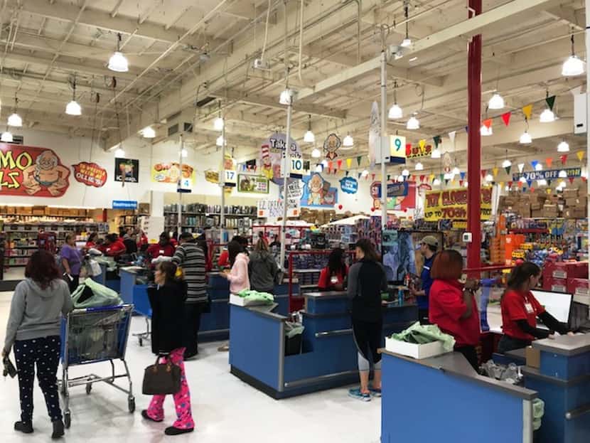 Ollie's Bargain Outlet opened in Mesquite on Oct. 24 in space recently closed by Toys R Us...