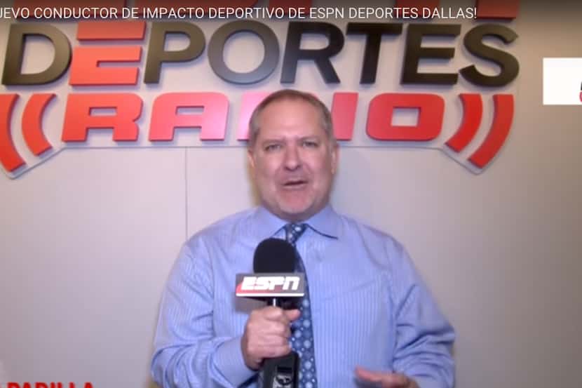 Jesús Padilla era comentarista en ESPN Deportes Dallas.(YOUTUBE)
