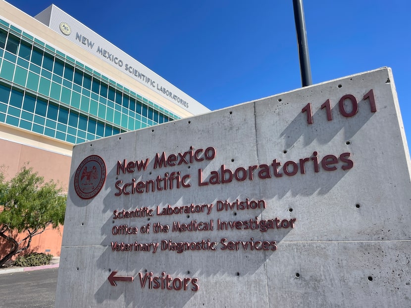 This Oct. 3, 2024 image shows the Office of the Medical Investigator in Albuquerque, New...