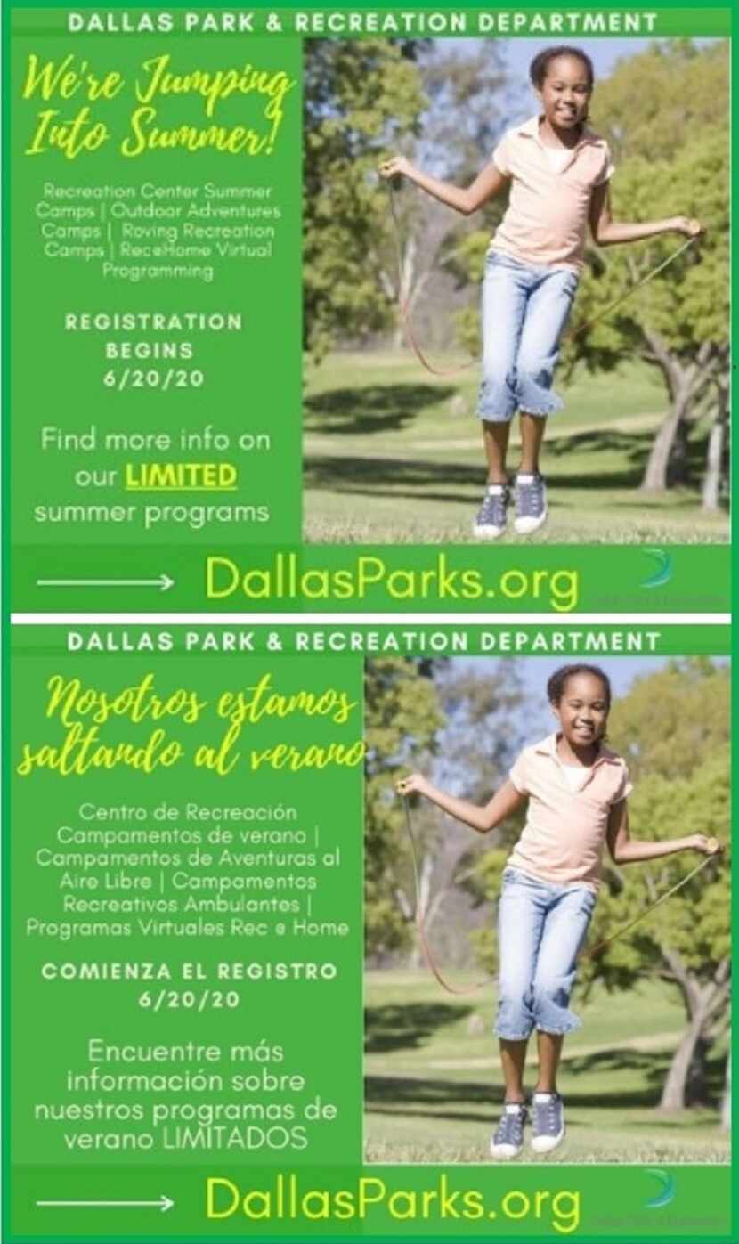 Cortesía del Departamento de Parques y Recreación de Dallas.