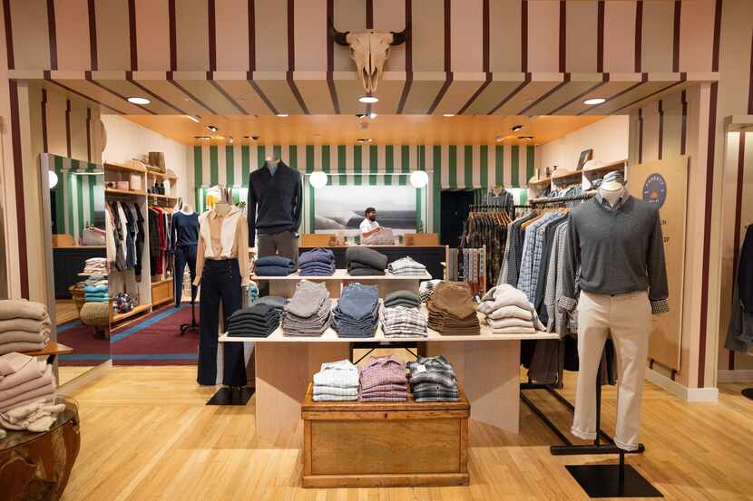 The inside of Faherty during Black Friday at NorthPark Center in Dallas.