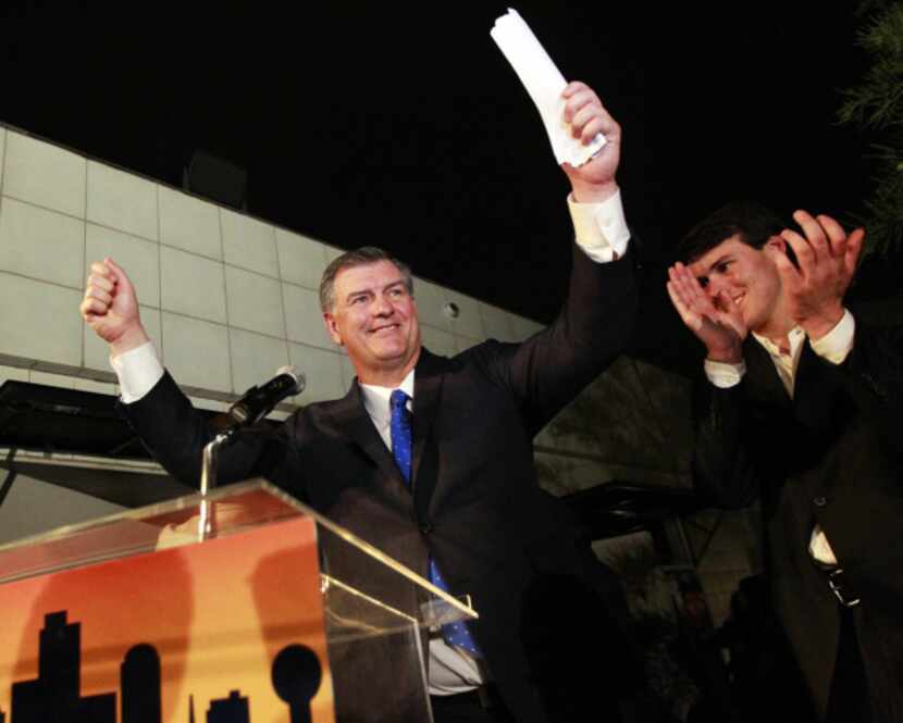 Mike Rawlings went from pizza chain boss to mayor of Dallas with his runoff victory over...