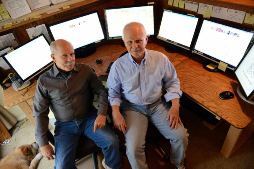 Brothers Hal (left) and Ted Barker have operated the Korean War Project online since the...