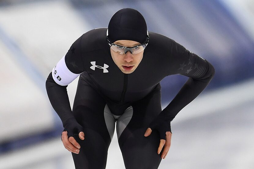 MILWAUKEE, WI - JANUARY 05:  Jonathan Garcia competes in the Men's 500 meter event during...