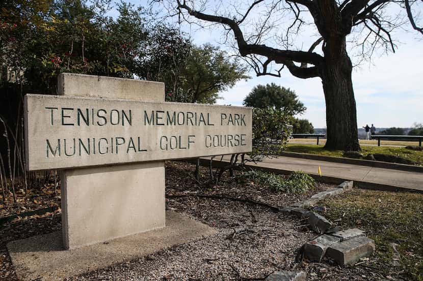 Tenison Memorial Park Municipal Golf Course in Dallas on January 9, 2021.