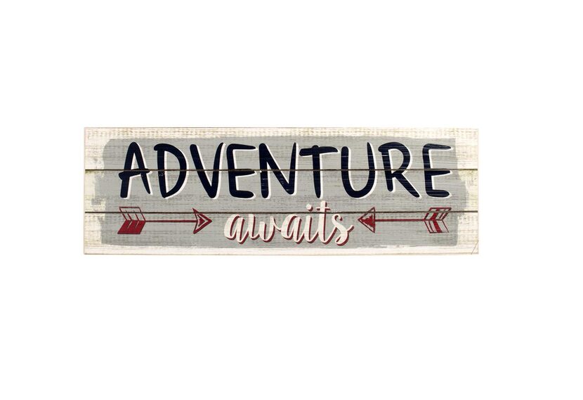 
Adventure Awaits Wall Art, $22.99
