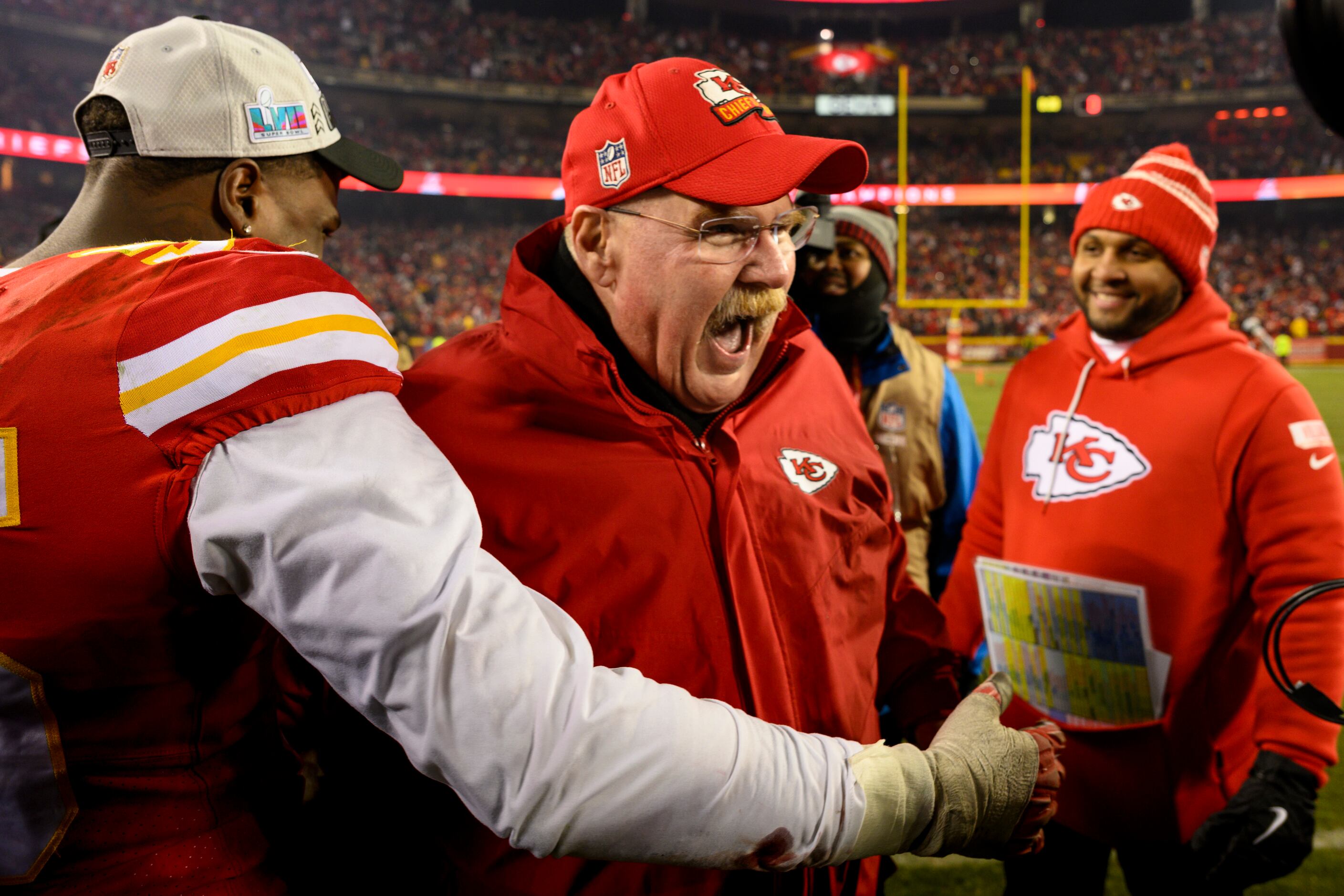 Chiefs HC Andy Reid rises to second on postseason wins list