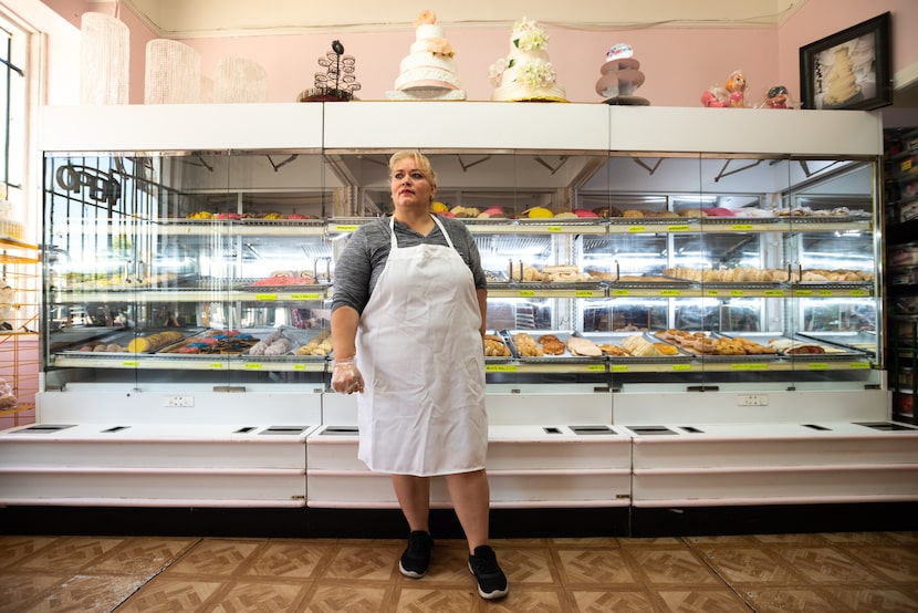 Cristina Enriquez owns Panaderia La Hacienda on Jefferson Boulevard in Dallas.