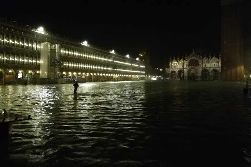 Lucas Christiansen of Dallas captured some of the historic flooding in Venice, Italy, on...