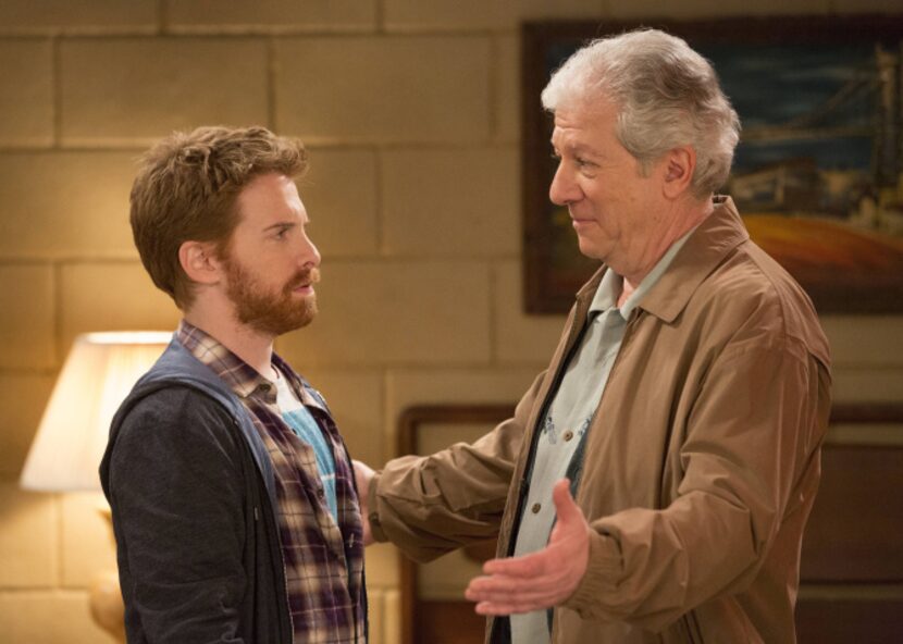 "Dads," premiering tonight on Fox, features (from left) Seth Green and Peter Riegert.