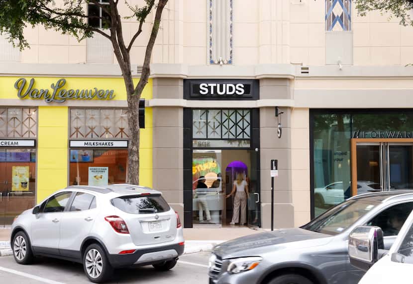 Studs seeks out cities with large Gen Z and millennial populations and trendy shopping areas...