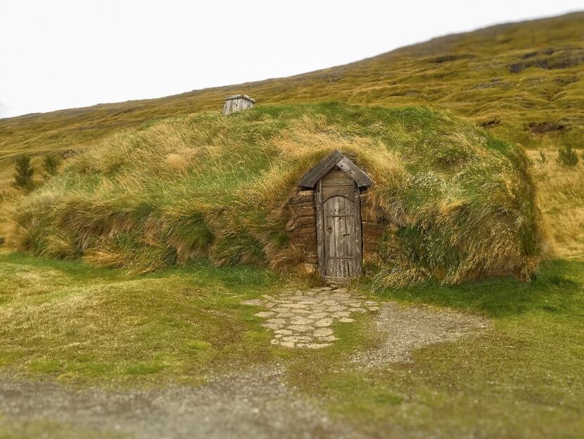 Adjacent to the actual archeological site is a replica of Erik the Red s house where Leif...
