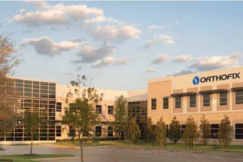 Exterior of Orthofix International, an orthopedic medical device company in Lewisville that...
