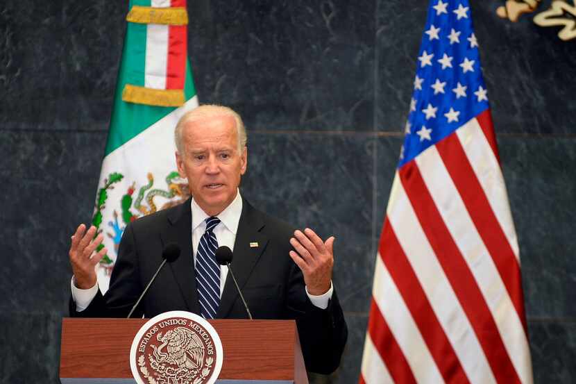 Jose Biden visitó en septiembre de 2013 al entonces presidente de México Enrique Peña Nieto...